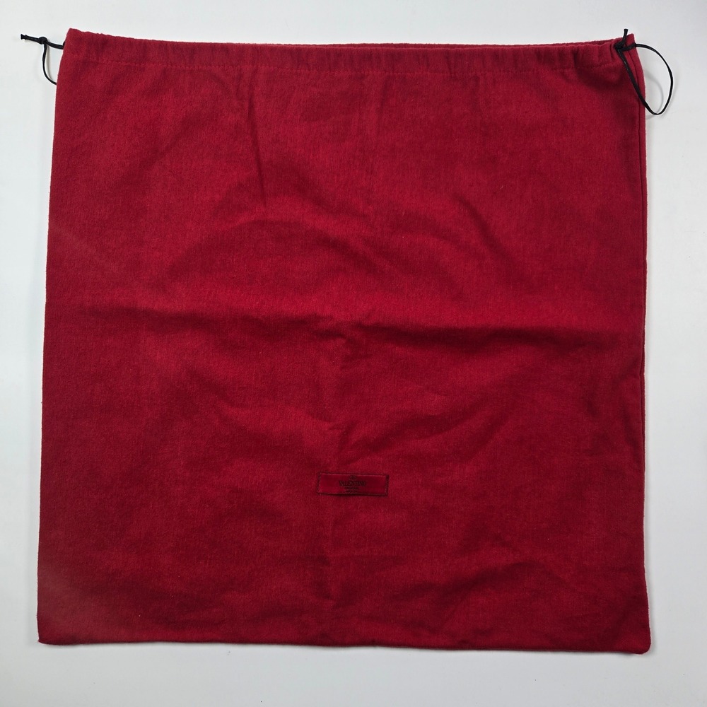 Valentino Garavani Handbag Purse Dust Bag Red Drawstring Cover Storage Luxury